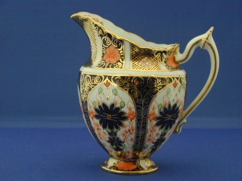 royal crown derby imari pattern 1128 cream jug