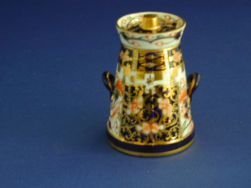 royal crown derby miniature milk churn and lid