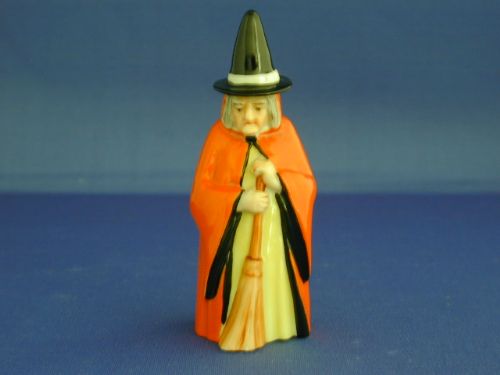 royal worcester candle snuffer witch