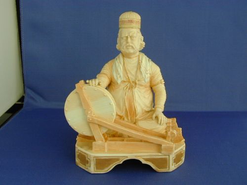 rare royal worcester figure indian craftsman