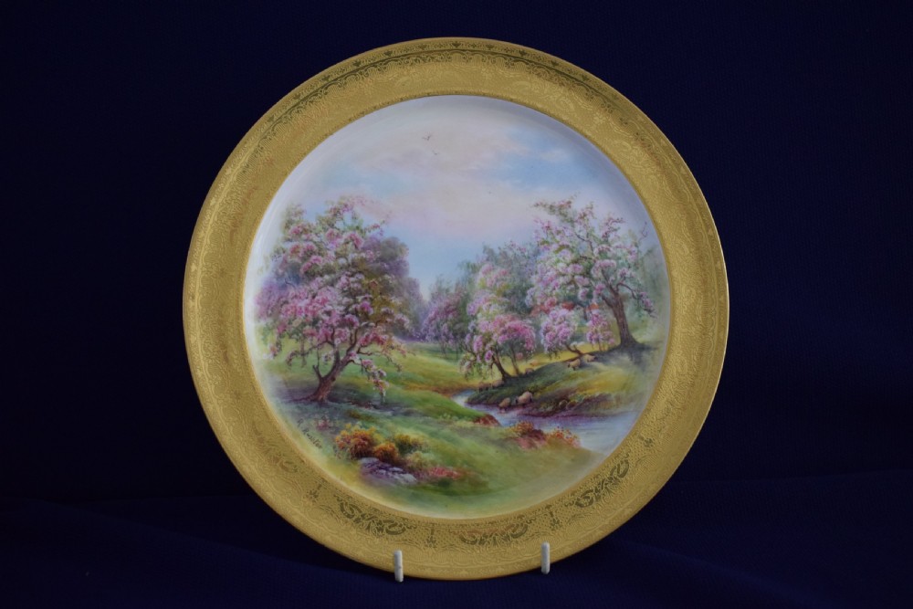 royal worcester specimen cabinet plate