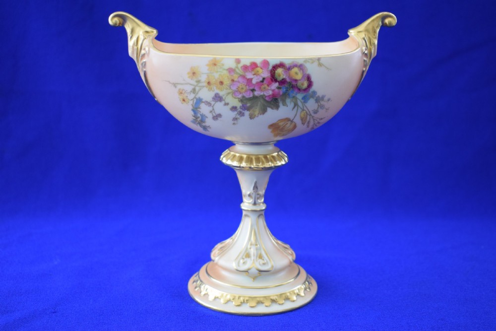 royal worcester blush ivory centrepiece